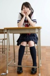 4k-star_213 kato_shina kneesocks pleated_skirt sailor_uniform school_uniform skirt rating:Safe score:0 user:nil!