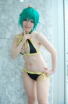 aquarion_evol bikini bra cleavage cosplay fujisaki_nitt green_hair pantyhose side-tie_bikini swimsuit zessica_wong rating:Safe score:1 user:nil!