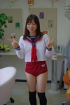 bloomers blouse katou_mari kneesocks sailor_uniform scarf school_uniform rating:Safe score:0 user:pixymisa