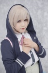 blonde_hair blouse cosplay haruki_(iv) hoodie nanami_chiaki pleated_skirt school_uniform skirt super_dangan-ronpa_2 rating:Safe score:0 user:nil!
