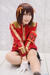 armband band_uniform blazer cosplay gloves hairband hair_ribbons miniskirt pantyhose sheer_legwear skirt suzumiya_haruhi suzumiya_haruhi_no_yuuutsu yaya rating:Safe score:0 user:nil!