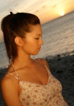 beach cleavage dress ocean yasuda_misako rating:Safe score:1 user:nil!