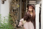 cardigan dress hat himemiya_mahore shoulder_bag rating:Safe score:0 user:pixymisa