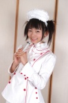 blouse cosplay matsunaga_ayaka nurse nurse_cap nurse_uniform original petit_cos2 pleated_skirt skirt twintails rating:Safe score:0 user:nil!