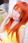 choker cosplay dress hair_pods mashiro_yuki neon_genesis_evangelion red_hair soryu_asuka_langley twintails rating:Safe score:0 user:nil!