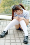 cosplay misaki original pantyhose sailor_uniform school_uniform shorts thighhighs twintails rating:Safe score:1 user:nil!