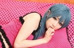 blue_hair cosplay hatsune_miku mai romeo_to_cinderella_(vocaloid) vocaloid rating:Questionable score:1 user:DjengsterGerman