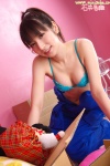 bikini_top cleavage coveralls ishii_kaori open_clothes ponytail swimsuit rating:Safe score:0 user:nil!