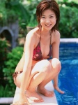 bikini cleavage hoshino_aki pool side-tie_bikini swimsuit vyj_028 wet rating:Safe score:0 user:nil!