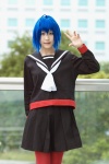 blue_hair cosplay oose pantyhose red_pantyhose sailor_uniform school_uniform tagme_character tagme_series rating:Safe score:0 user:nil!