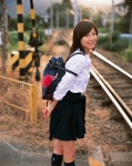 costume kneesocks school_uniform sugimoto_yumi train_tracks rating:Safe score:0 user:nil!