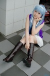 aoi_erito blue_hair boots cosplay hairband kannagi miniskirt nagi skirt tank_top rating:Safe score:1 user:nil!