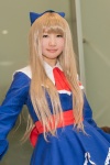 blonde_hair cofi cosplay dress hairbow puyo_puyo witch_(puyo_puyo) rating:Safe score:0 user:pixymisa