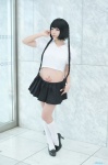 blouse cosplay croptop juju kneesocks okino_mayoko pleated_skirt skirt twin_braids zone-00 rating:Safe score:3 user:nil!