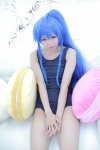 blue_hair cosplay himemiya_mahore izumi_konata lucky_star ponytail school_swimsuit swimsuit rating:Safe score:0 user:nil!