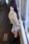 blazer blouse cosplay gokou_ruri kneesocks mashiro_yuki moshimo_kuroneko_ga_ore_no_kanojo_dattara... ore_no_imouto_ga_konna_ni_kawaii_wake_ga_nai pleated_skirt purple_hair school_uniform skirt rating:Safe score:2 user:nil!