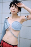 benten_(urusei_yatsura) bikini_top chains cosplay gun hairband hakura miniskirt skirt smg swimsuit underboob urusei_yatsura rating:Safe score:0 user:nil!