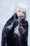 bandages cosplay dress riku shawl silver_hair tagme_character tagme_series rating:Safe score:1 user:nil!