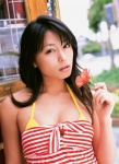 bikini_top blouse cleavage kawamura_yukie striped swimsuit ys_web_255 rating:Safe score:0 user:nil!
