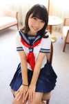 blouse emi pleated_skirt sailor_uniform scarf school_uniform skirt rating:Safe score:0 user:pixymisa