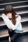 miniskirt pantyhose shirayuki_himeno skirt sweater rating:Safe score:3 user:xkaras