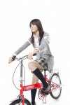bicycle blouse cardigan hello_project_digital_books_76 kneesocks pleated_skirt school_uniform skirt yajima_maimi rating:Safe score:0 user:nil!