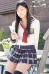 cellphone dgc_0969 pleated_skirt sailor_uniform school_uniform shinohara_saemi skirt thighhighs zettai_ryouiki rating:Safe score:0 user:nil!