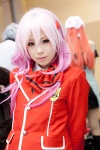 blazer blouse cosplay guilty_crown pink_hair rushi scarf school_uniform yuzuriha_inori rating:Safe score:0 user:pixymisa