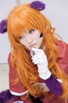 animal_ears bra cat_ears cosplay croptop gloves kanro midriff miniskirt nina_(wazu_wasu) orange_hair skirt tail wazu_wasu rating:Safe score:0 user:pixymisa