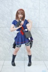 cosplay hairband kantai_collection kneesocks poutarou sailor_dress shiratsuyu_(kantai_collection) thigh_band rating:Safe score:0 user:nil!