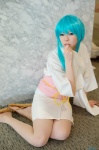 blue_hair cosplay dororon_enma-kun kimono lala yukiko-hime rating:Safe score:1 user:nil!