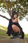 animal_ears black_cat_party boots cat_ears collar cosplay miniskirt non original skirt sweater tail rating:Safe score:4 user:nil!