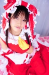 cosplay hairbow hakurei_reimu hanausagi_manyu jumper miko panties touhou rating:Safe score:0 user:LittleSweetLoli