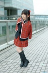 blazer blouse boots cosplay fujisaki_nadeshiko makoto pleated_skirt school_uniform shugo_chara! skirt tie rating:Safe score:0 user:nil!