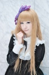 blonde_hair cosplay dress hairbow makise_anji tagme_character tagme_series rating:Safe score:0 user:nil!
