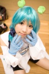 alice_(sakuratetsu_taiwahen) blue_hair cosplay detached_sleeves gloves quad_tails sakuratetsu_taiwahen shorts zero_inch rating:Safe score:0 user:nil!