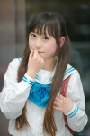 blouse bookbag bowtie cosplay kujyou_konegi original school_uniform twintails rating:Safe score:0 user:pixymisa
