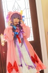 amatsuka_miyu cosplay dress hat patchouli_knowledge purple_hair robe touhou rating:Safe score:0 user:nil!