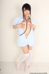 bra dress mutou_tsugumi nurse nurse_cap nurse_uniform open_clothes ponytail stethoscope thighhighs white_legwear zettai_ryouiki rating:Safe score:1 user:nil!