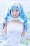 blue_hair choker cosplay elbow_gloves gloves hatsune_miku necoco nurse nurse_cap nurse_uniform twintails vocaloid rating:Safe score:0 user:pixymisa