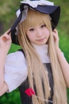 blonde_hair blouse braid cosplay jumper kiri_(ii) kirisame_marisa touhou witch_hat rating:Safe score:2 user:nil!