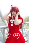 bow cosplay dress hairbow original red_hair yuu_(ii) rating:Safe score:0 user:pixymisa