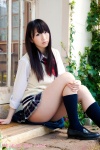 arai_kana blouse bookbag kneesocks pleated_skirt school_uniform skirt sweater_vest rating:Safe score:1 user:nil!