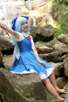 barefoot blue_hair cirno cosplay dress hairbow lenfried touhou wings rating:Safe score:0 user:nil!