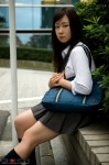 blouse bookbag costume girlz_high rina_(mod) school_uniform tie rating:Safe score:2 user:nil!