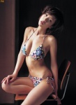 bikini cleavage hairbun hoshino_aki side-tie_bikini swimsuit rating:Safe score:1 user:nil!