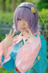 cosplay dress hairband jacket komeiji_satori kuzui_azuki purple_hair touhou rating:Safe score:0 user:nil!