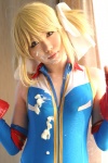 blonde_hair bodysuit cosplay fingerless_gloves gloves gundam gundam_0079_card_builder higurashi_rin reiko_holinger twintails rating:Safe score:1 user:nil!