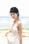 aizawa_rina beach cleavage dress dress_lift ocean ys_web_467 rating:Safe score:0 user:nil!