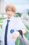 blonde_hair cosplay crossplay dress_shirt glasses kiri_kyousuke school_uniform tagme_character tagme_series tie rating:Safe score:0 user:nil!
